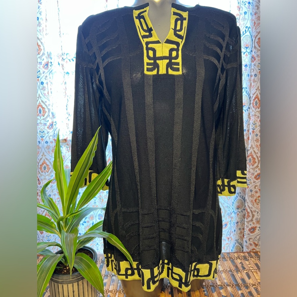 Ming Wang Knit Tunic Top size S
